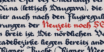 Old Riga Blackletter Font Poster 4