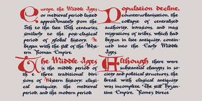 Old Riga Blackletter Font Poster 5