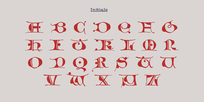 Old Riga Blackletter Font Poster 9