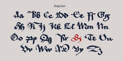 Old Riga Blackletter Font Poster 7
