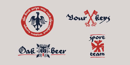Old Riga Blackletter Font Poster 2