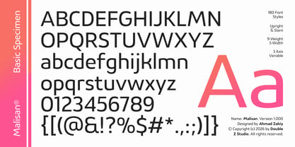 Malisan Font Poster 14