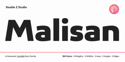 Malisan Font Poster 1