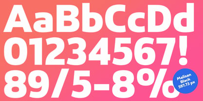 Malisan Font Poster 12