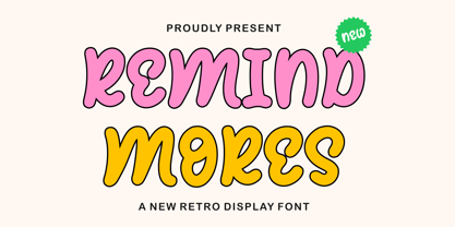 Remind Mores Font Poster 1