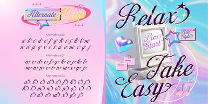 Seratonin Font Poster 9