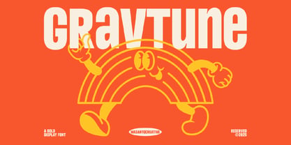Gravtune Font Poster 1