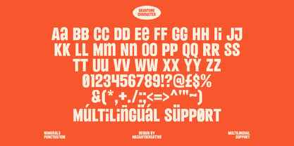 Gravtune Font Poster 3