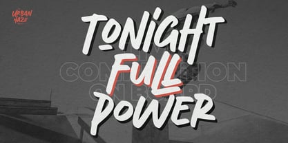 Urban Haze Font Poster 9