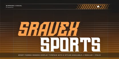 Sravex Sports Font Poster 1