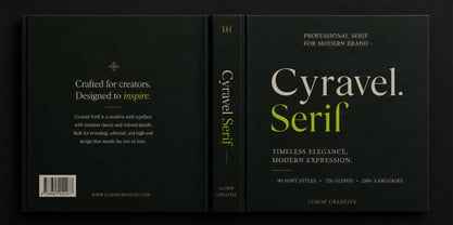 Cyravel Font Poster 4