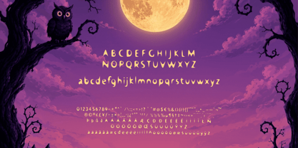 Dusk Fortwick Font Poster 8