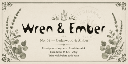 Dusk Fortwick Font Poster 4