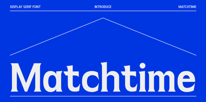 Matchtime Font Poster 1