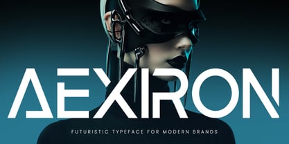 Aexiron Font Poster 1