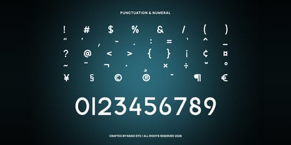 Aexiron Font Poster 3