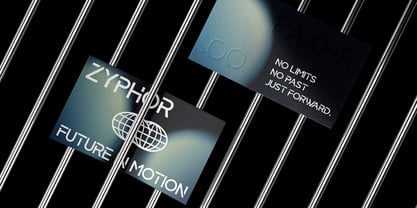 Aexiron Font Poster 10