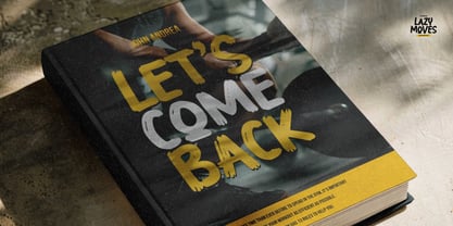 Lazy Moves Font Poster 3