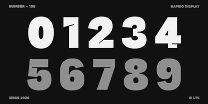 Gaprio Display Font Poster 13