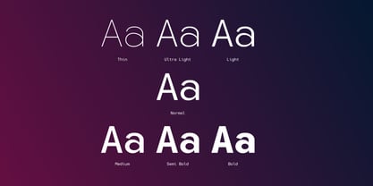 Glamure Mono Font Poster 7