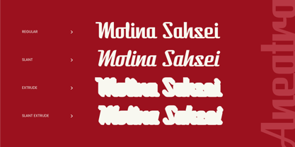 Aneatra Font Poster 3