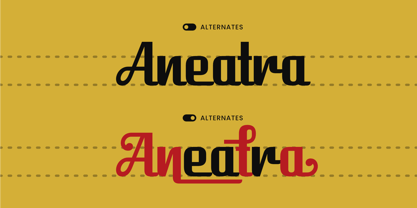 Aneatra Font Poster 4
