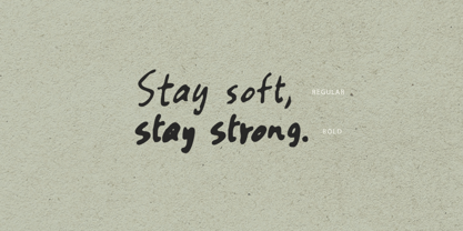 Souvenir Notes Font Poster 3
