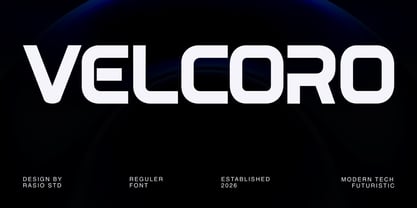 Velcoro Font Poster 1