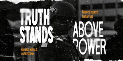 Under Trained Font Poster 7