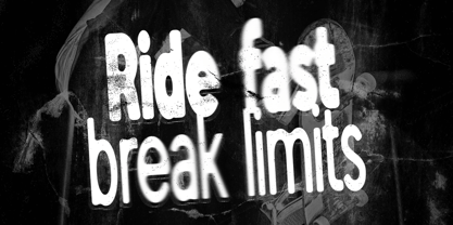Under Trained Font Poster 3