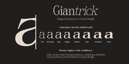 Giantrick Font Poster 2