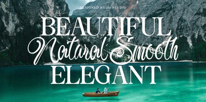 Antonia Morben Font Poster 3