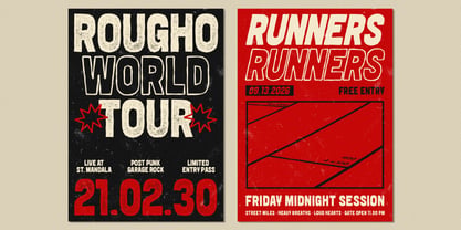 Rougho Font Poster 8