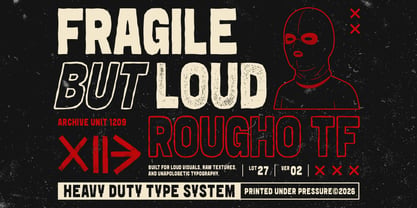 Rougho Font Poster 7
