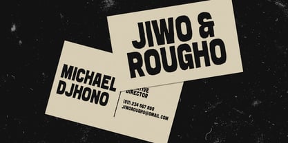 Rougho Font Poster 9