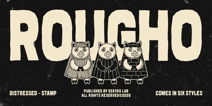 Rougho Font Poster 1