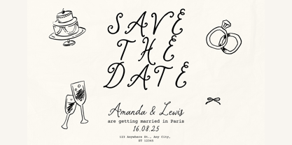 Charite Atelier Font Poster 6