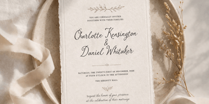Charite Atelier Font Poster 2