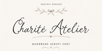 Charite Atelier Font Poster 1