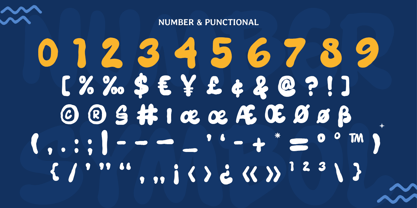 Kids School Font Poster 12