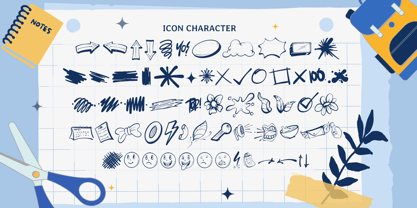 Kids School Font Poster 10