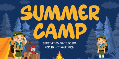 Kids School Font Poster 5