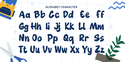Kids School Font Poster 11