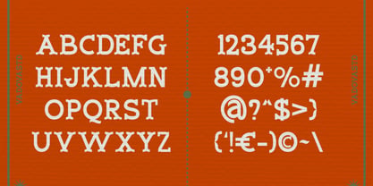Sunbaked Font Poster 2