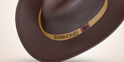 Sunbaked Font Poster 7