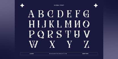 Hizba Font Poster 3