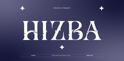 Hizba Font Poster 1