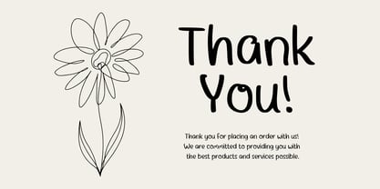 Daisy Hana Font Poster 2