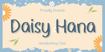 Daisy Hana Font Poster 1