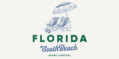 Peach Club Script Font Poster 7